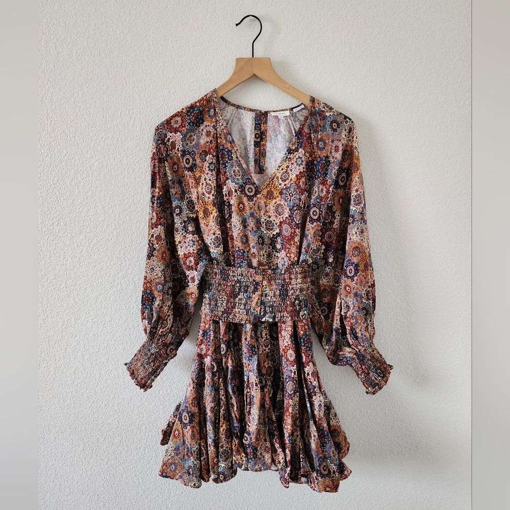 Rhode Resort Olivia Mini Dress in Tabriz Size XS